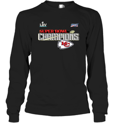 Youth Kansas City Chiefs NFL Pro Line by Fanatics Super Bowl LIV Champions Trophy Long Sleeve T-Shirt