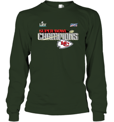 Youth Kansas City Chiefs NFL Pro Line by Fanatics Super Bowl LIV Champions Trophy Long Sleeve T-Shirt Long Sleeve T-Shirt - HHHstores