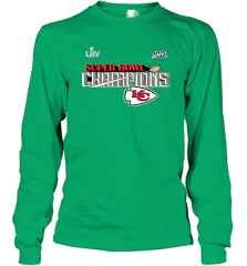 Youth Kansas City Chiefs NFL Pro Line by Fanatics Super Bowl LIV Champions Trophy Long Sleeve T-Shirt Long Sleeve T-Shirt - HHHstores