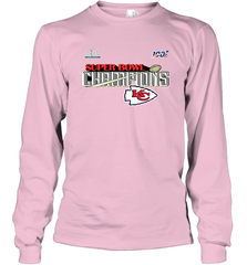 Youth Kansas City Chiefs NFL Pro Line by Fanatics Super Bowl LIV Champions Trophy Long Sleeve T-Shirt Long Sleeve T-Shirt - HHHstores