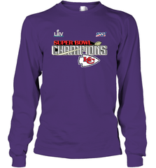 Youth Kansas City Chiefs NFL Pro Line by Fanatics Super Bowl LIV Champions Trophy Long Sleeve T-Shirt Long Sleeve T-Shirt - HHHstores