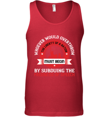 Whoever would overthrow the liberty of a nation must begin by subduing the freeness of speech 01 Men's Tank Top Men's Tank Top - HHHstores