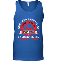 Whoever would overthrow the liberty of a nation must begin by subduing the freeness of speech 01 Men's Tank Top Men's Tank Top - HHHstores