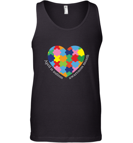 April is autism awareness month T shirt Men's Tank Top Men's Tank Top / Black / XS Men's Tank Top - HHHstores