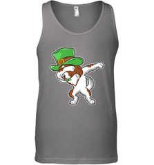 Dabbing Irish Setter Dog Leprechaun St Patricks Day Ireland Men's Tank Top Men's Tank Top - HHHstores