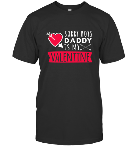 Kids Funny Valentine's Day Present For Your Little Girl, Daughter Men's T-Shirt Men's T-Shirt / Black / S Men's T-Shirt - HHHstores