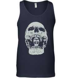 Vintage Halloween Skull Design For Trick or Treating Men's Tank Top