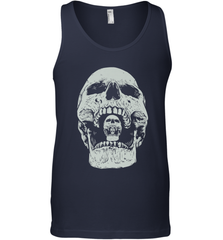 Vintage Halloween Skull Design For Trick or Treating Men's Tank Top Men's Tank Top - HHHstores