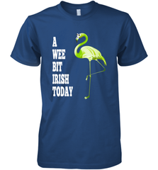 A Wee Bit Irish Today Flamingo St. Patrick's Day Men's Premium T-Shirt Men's Premium T-Shirt - HHHstores