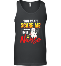 You Can't Scare Me I'm A Nurse Funny Halloween Witch Hat Men's Tank Top