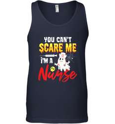 You Can't Scare Me I'm A Nurse Funny Halloween Witch Hat Men's Tank Top