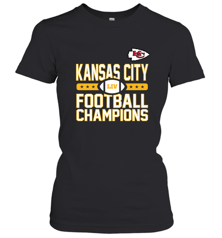 Kansas City Sideline Football _ The City Of Champions LIV Women's T-Shirt Women's T-Shirt / Black / S Women's T-Shirt - HHHstores