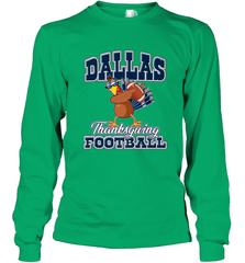 Dallas Thanksgiving Day Funny Turkey Playing Texas Football Premium T Shirt Long Sleeve T-Shirt Long Sleeve T-Shirt - HHHstores