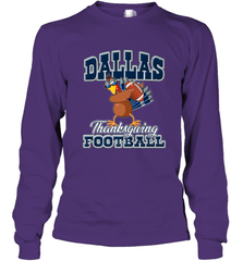 Dallas Thanksgiving Day Funny Turkey Playing Texas Football Premium T Shirt Long Sleeve T-Shirt Long Sleeve T-Shirt - HHHstores