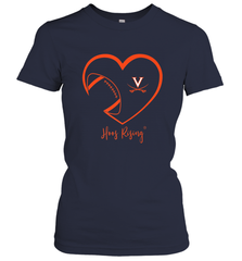 Virginia Cavaliers Football Inside Heart  Team Women's T-Shirt Women's T-Shirt - HHHstores