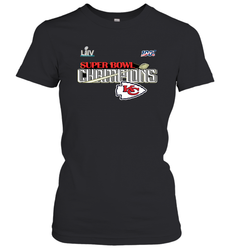Youth Kansas City Chiefs NFL Pro Line by Fanatics Super Bowl LIV Champions Trophy Women's T-Shirt