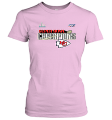 Youth Kansas City Chiefs NFL Pro Line by Fanatics Super Bowl LIV Champions Trophy Women's T-Shirt Women's T-Shirt - HHHstores
