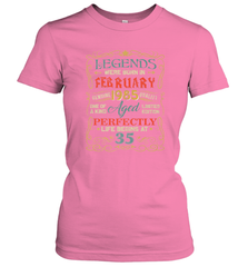 Legends Were Born In FEBRUARY 1985 35th Birthday Gifts Women's T-Shirt Women's T-Shirt - HHHstores
