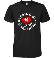 Dabbing Heart For Valentine's Day Art Graphics Heart Gift Men's Premium T-Shirt Men's Premium T-Shirt - HHHstores