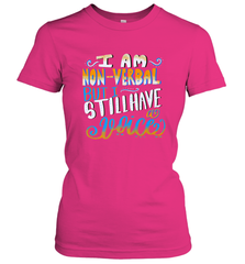 Special Needs NonVerbal Autism Awesome Women's T-Shirt Women's T-Shirt - HHHstores