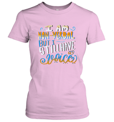 Special Needs NonVerbal Autism Awesome Women's T-Shirt Women's T-Shirt - HHHstores