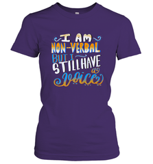 Special Needs NonVerbal Autism Awesome Women's T-Shirt Women's T-Shirt - HHHstores