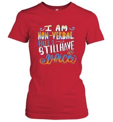 Special Needs NonVerbal Autism Awesome Women's T-Shirt Women's T-Shirt - HHHstores