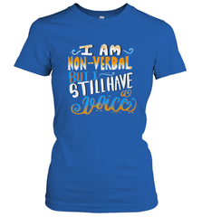 Special Needs NonVerbal Autism Awesome Women's T-Shirt Women's T-Shirt - HHHstores