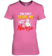 You Can't Scare Me I'm A Nurse Funny Halloween Witch Hat Women's Premium T-Shirt Women's Premium T-Shirt - HHHstores