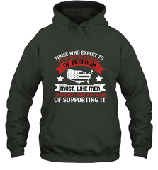Those who expect to reap the blessings of freedom, must, like men, undergo the fatigue of supporting it 01 Hooded Sweatshirt Hooded Sweatshirt - HHHstores