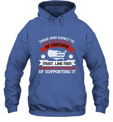 Those who expect to reap the blessings of freedom, must, like men, undergo the fatigue of supporting it 01 Hooded Sweatshirt Hooded Sweatshirt - HHHstores