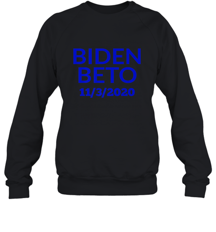 Vote Democrat Joe Biden for President Beto O'Rourke Crewneck Sweatshirt Crewneck Sweatshirt / Black / S Crewneck Sweatshirt - HHHstores