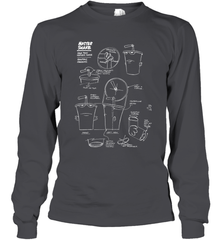 Aqua Teen Hunger Force Master Shake Sculptin Diagram Long Sleeve T-Shirt Long Sleeve T-Shirt - HHHstores