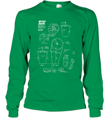 Aqua Teen Hunger Force Master Shake Sculptin Diagram Long Sleeve T-Shirt Long Sleeve T-Shirt - HHHstores