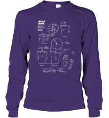 Aqua Teen Hunger Force Master Shake Sculptin Diagram Long Sleeve T-Shirt Long Sleeve T-Shirt - HHHstores