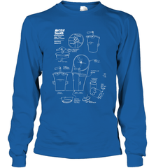 Aqua Teen Hunger Force Master Shake Sculptin Diagram Long Sleeve T-Shirt Long Sleeve T-Shirt - HHHstores
