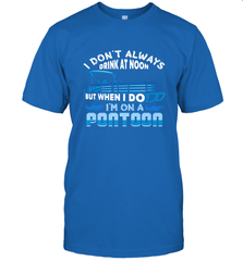 I Don't Always Drink At Noon But When I Do I'm On A Pontoon Men's T-Shirt Men's T-Shirt - HHHstores