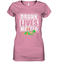 Drunk Lives Matter Leprechaun St Patricks Day Women's V-Neck T-Shirt Women's V-Neck T-Shirt - HHHstores