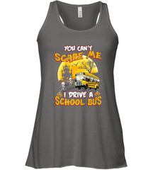 You Can't Scare Me I Drive School Bus Halloween Gift Women's Racerback Tank Women's Racerback Tank - HHHstores