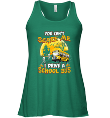 You Can't Scare Me I Drive School Bus Halloween Gift Women's Racerback Tank Women's Racerback Tank - HHHstores