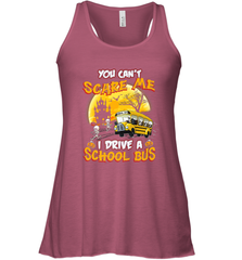 You Can't Scare Me I Drive School Bus Halloween Gift Women's Racerback Tank Women's Racerback Tank - HHHstores