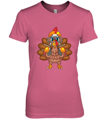 Cool Turkey Football Feathers Funny Thanksgiving Sports Gift Women's Premium T-Shirt Women's Premium T-Shirt - HHHstores