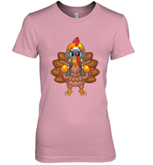 Cool Turkey Football Feathers Funny Thanksgiving Sports Gift Women's Premium T-Shirt Women's Premium T-Shirt - HHHstores