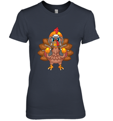 Cool Turkey Football Feathers Funny Thanksgiving Sports Gift Women's Premium T-Shirt Women's Premium T-Shirt - HHHstores