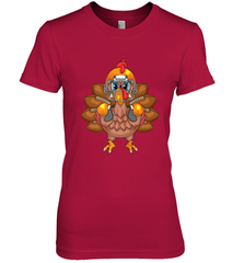 Cool Turkey Football Feathers Funny Thanksgiving Sports Gift Women's Premium T-Shirt Women's Premium T-Shirt - HHHstores