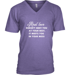 Real love funny quotes for valentine Men's V-Neck Men's V-Neck - HHHstores