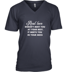Real love funny quotes for valentine Men's V-Neck Men's V-Neck - HHHstores