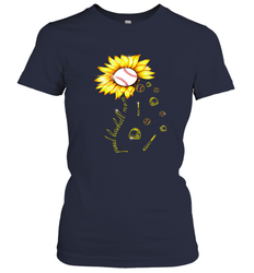 Baseball Proud Sunflower Women's T-Shirt