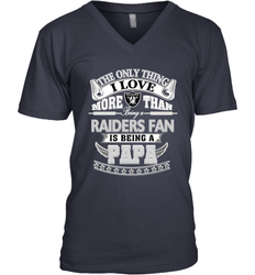 NFL The Only Thing I Love More Than Being A Oakland Raiders Fan Is Being A Papa Football Men's V-Neck
