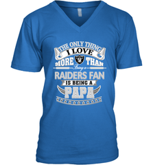 NFL The Only Thing I Love More Than Being A Oakland Raiders Fan Is Being A Papa Football Men's V-Neck Men's V-Neck - HHHstores
